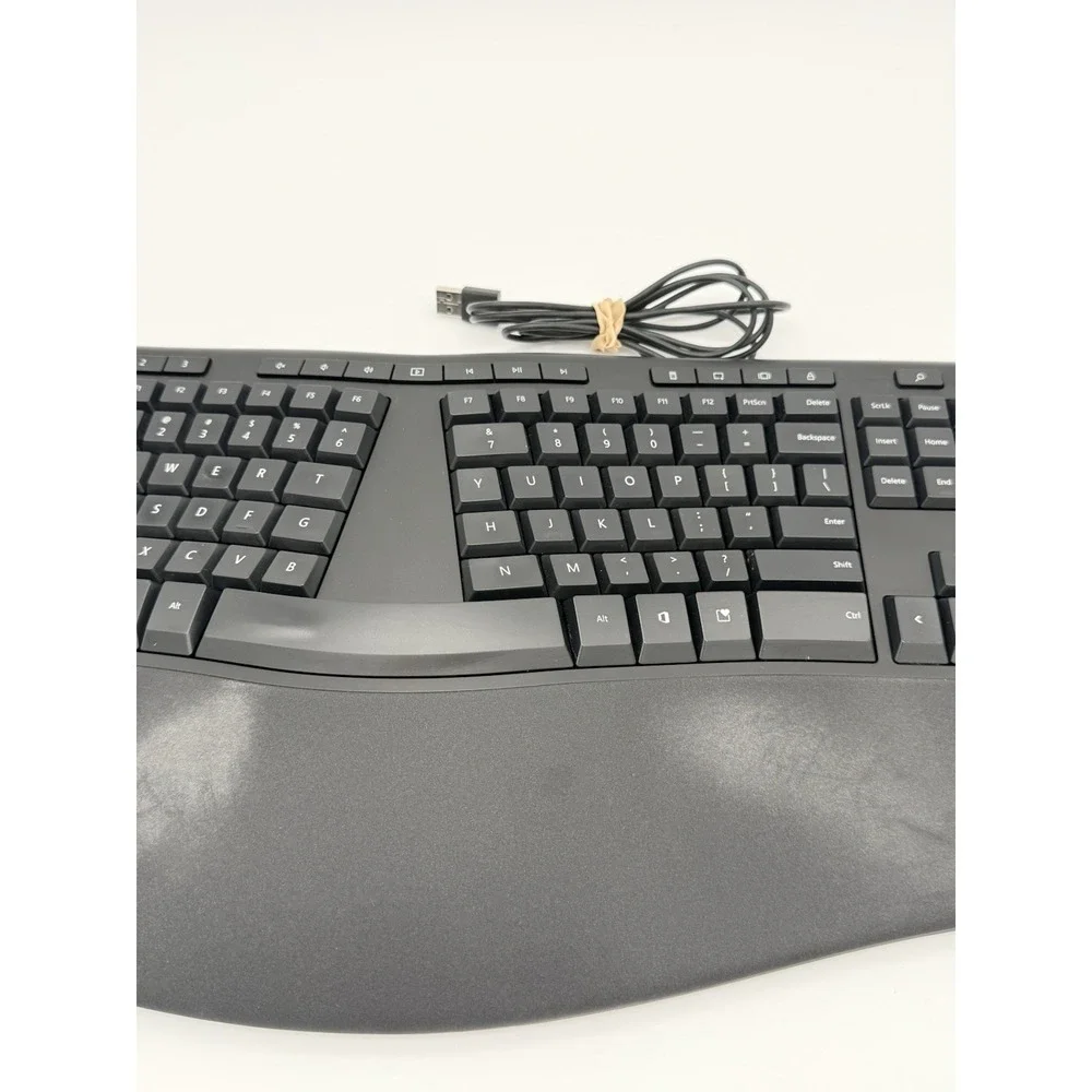 Microsoft Ergonomic Keyboard 1878 LXM-00001 Wired USB Split Ergonomic Black